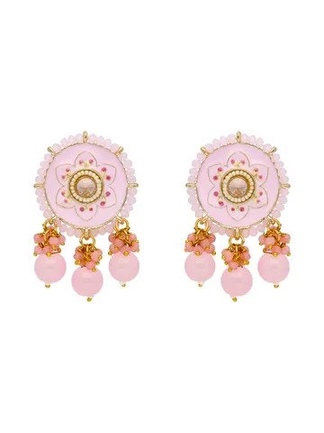 Reverse AD Choker Necklace set gold finish