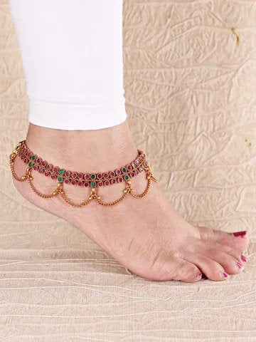Traditional Payal with cz zone