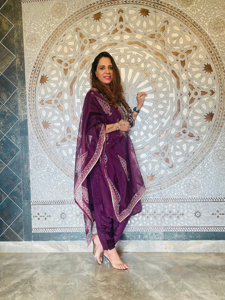 Salwar Suit Grape Purple 3 piece