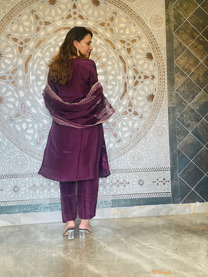 Salwar Suit Grape Purple 3 piece