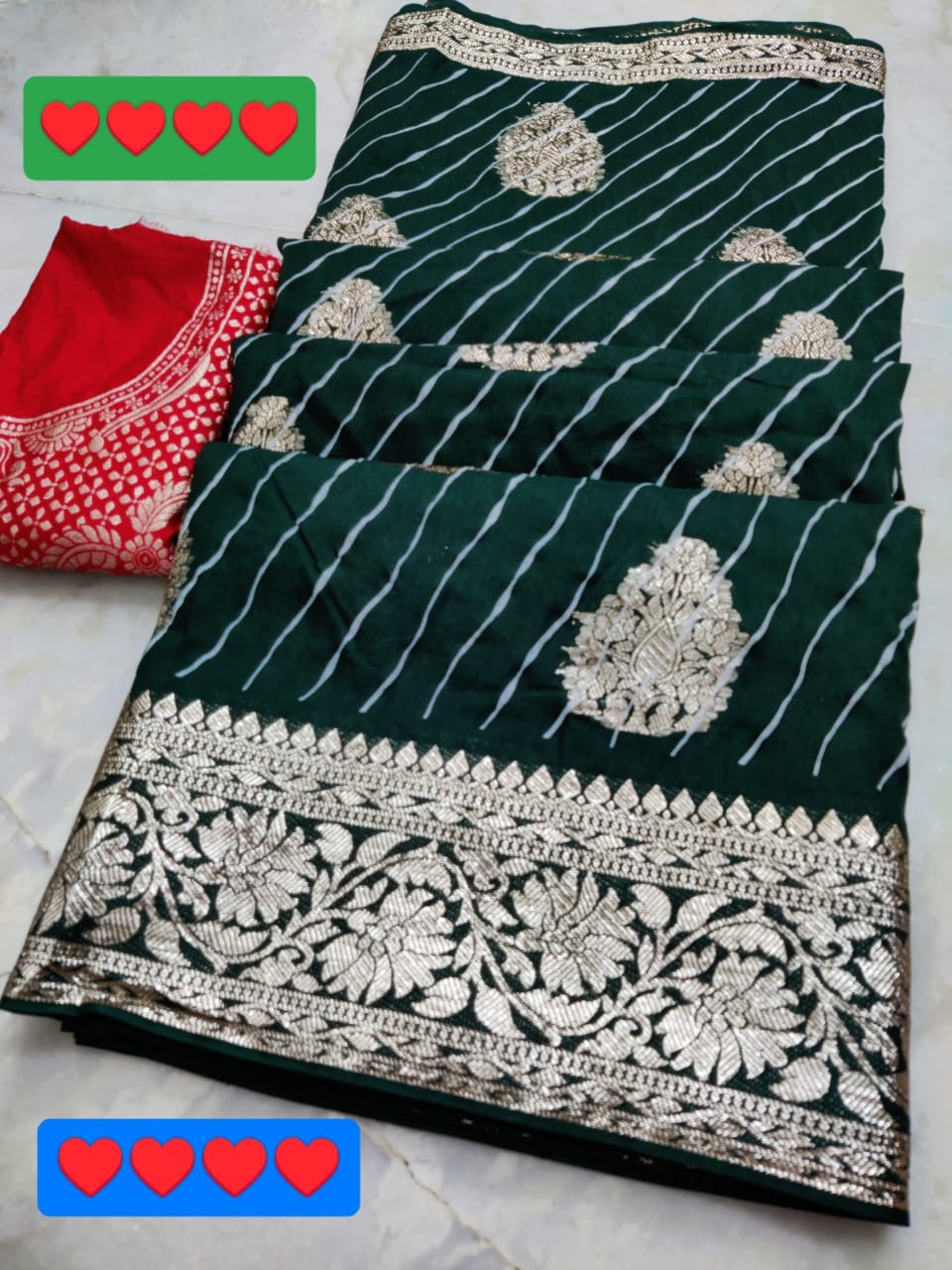 zari waiving saree