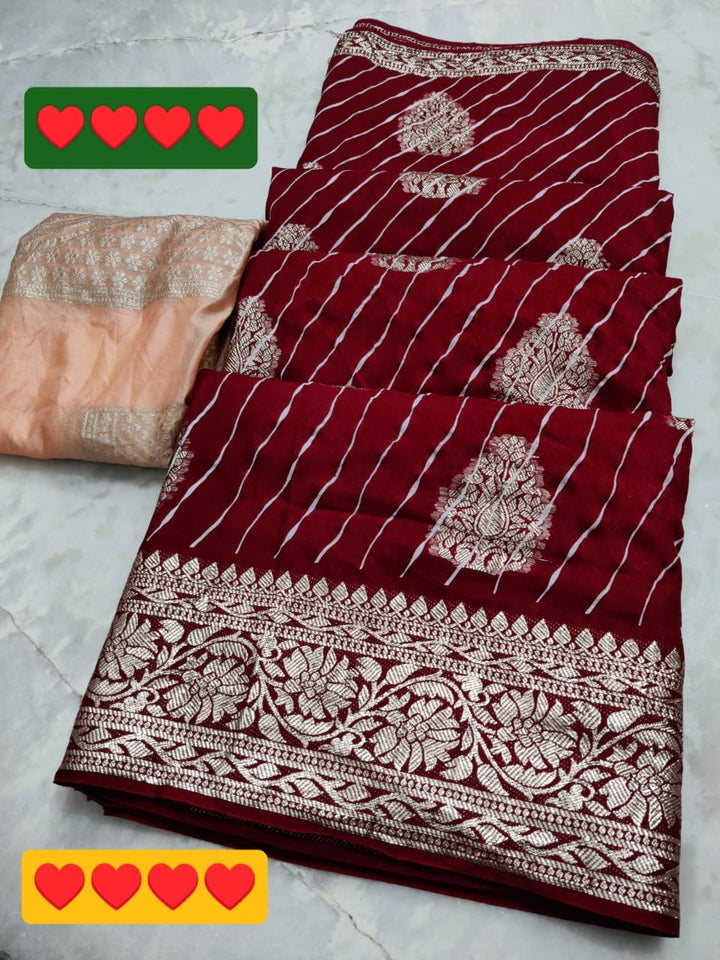 zari waiving saree