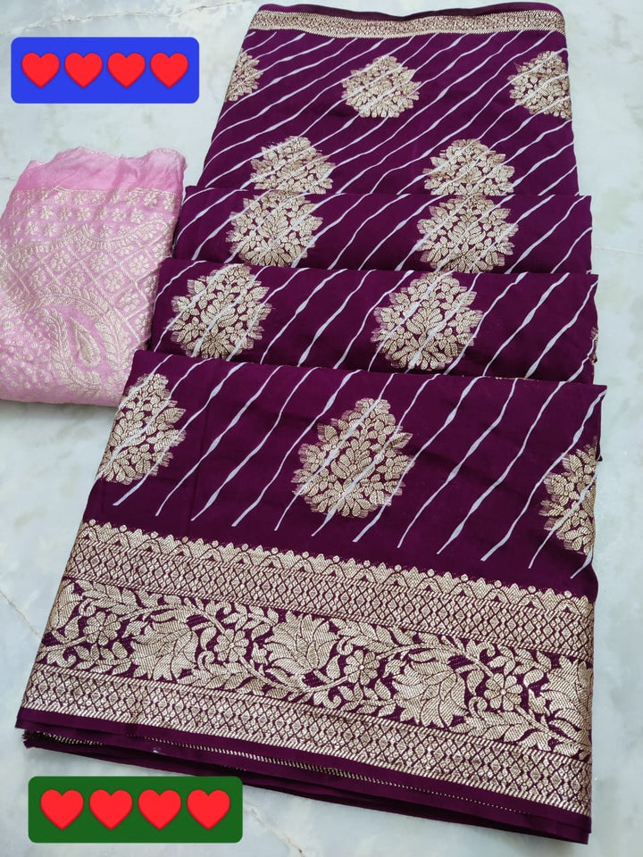 zari waiving saree