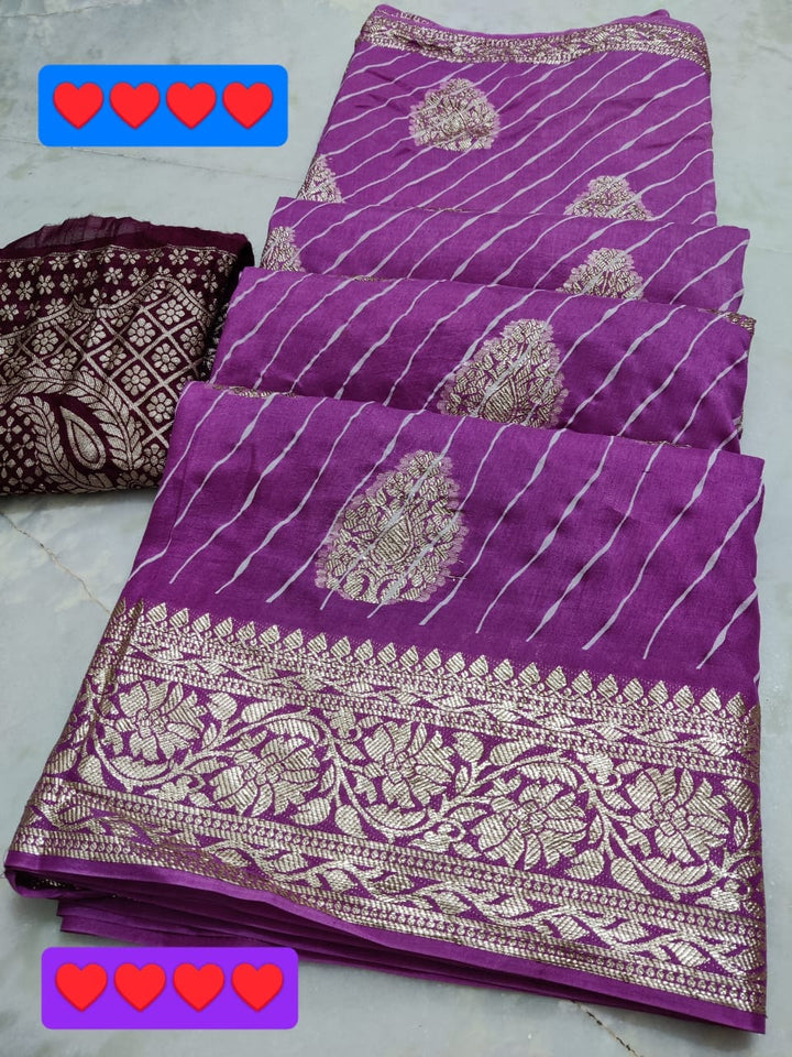 zari waiving saree