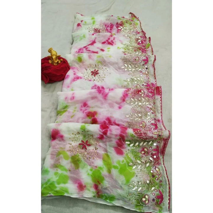 Shibori Tie Dye Saree