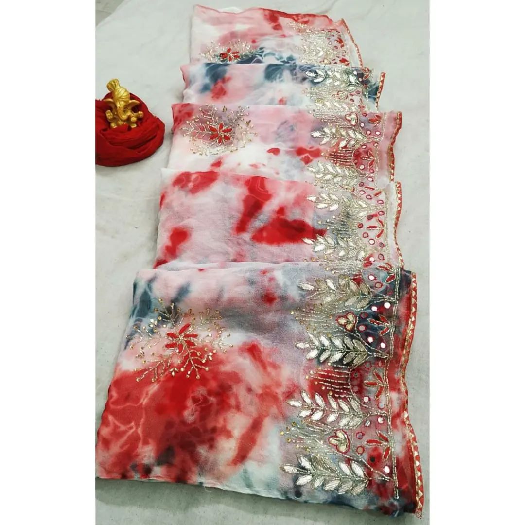 Shibori Tie Dye Saree