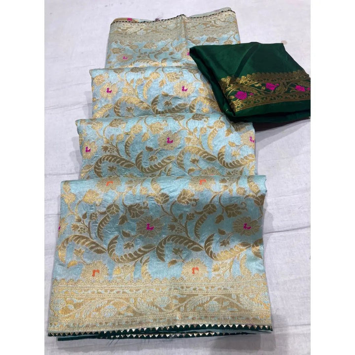 Pure Dolla Radian Silk Jari Fabric Saree