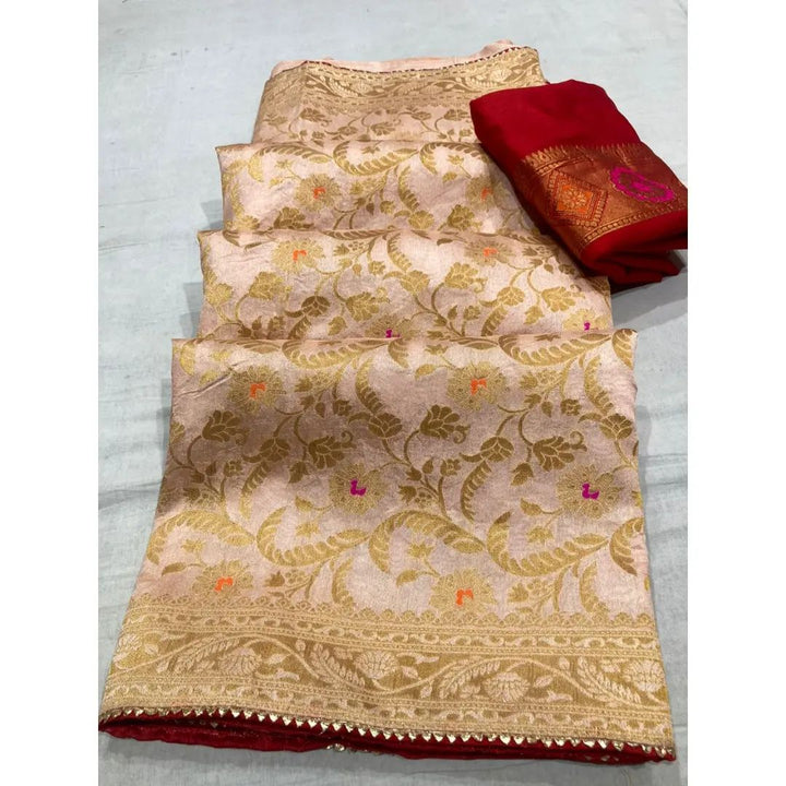 Pure Dolla Radian Silk Jari Fabric Saree