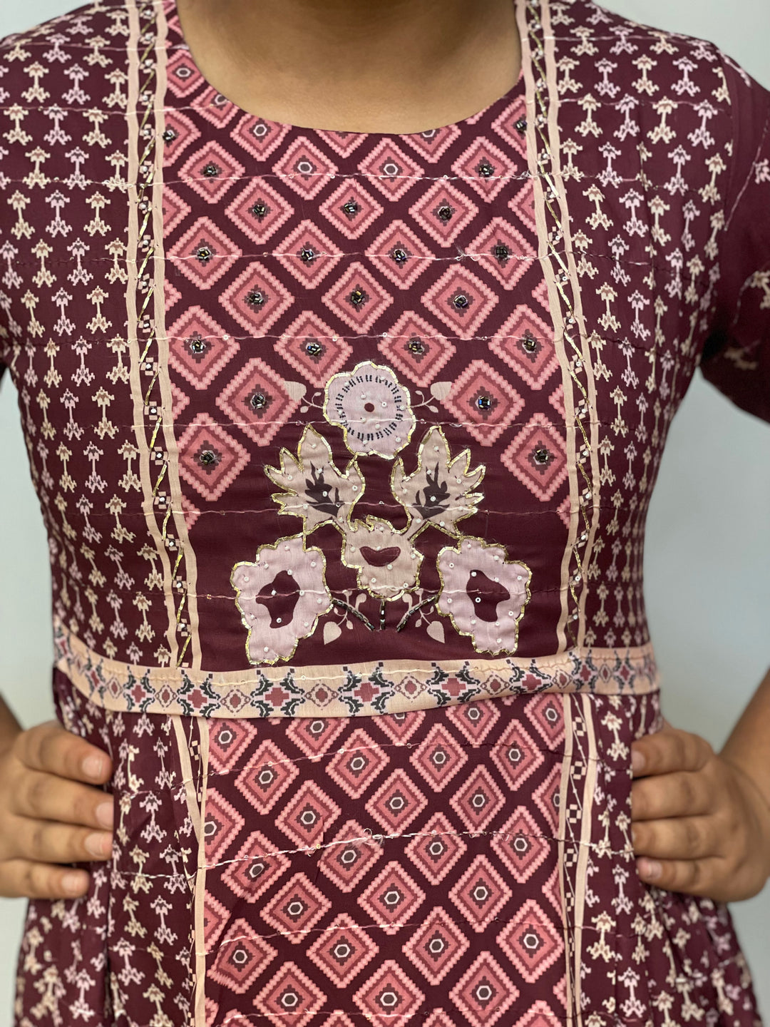 Printed Gown