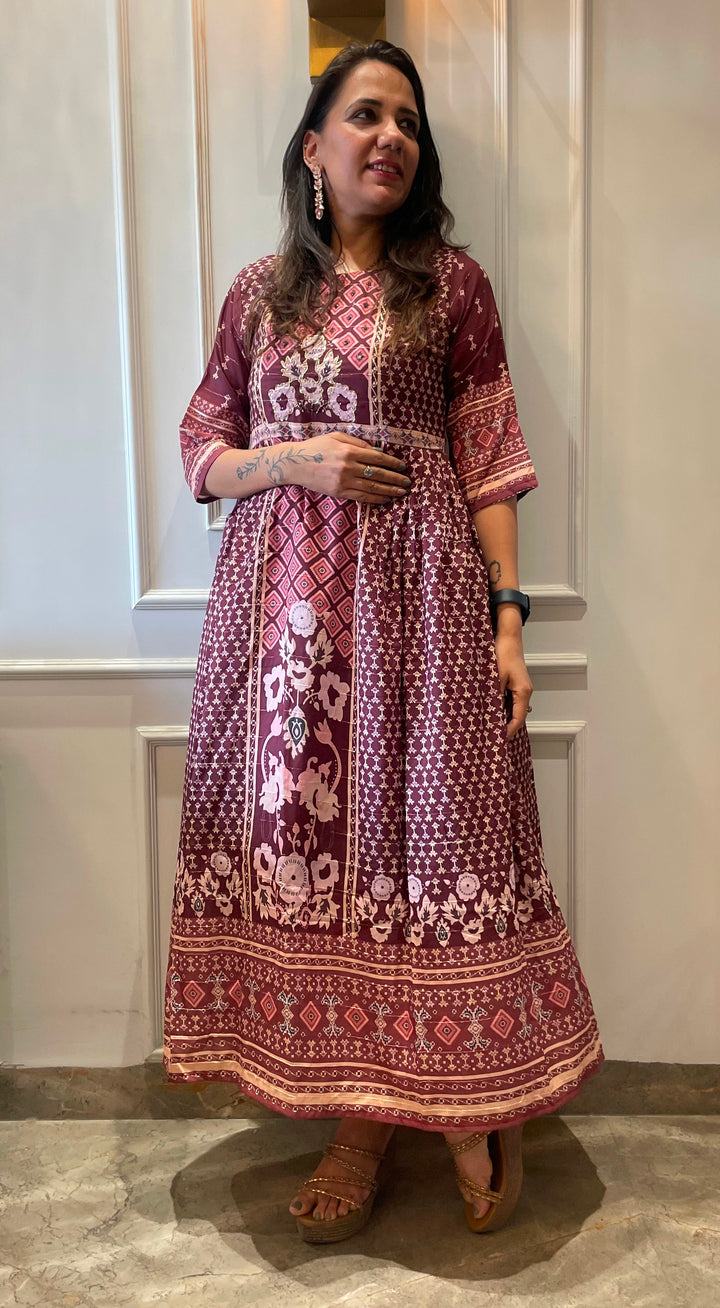 Printed Gown