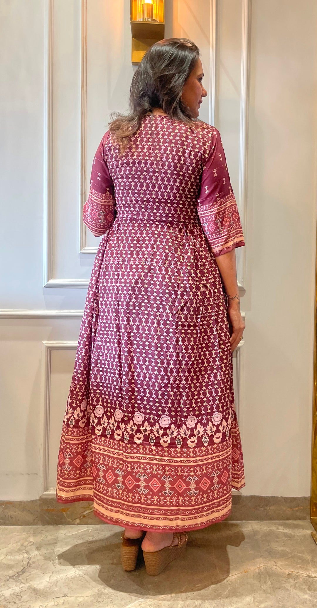Printed Gown