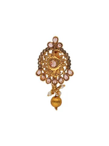 Traditional Saree Pin in Gold finish